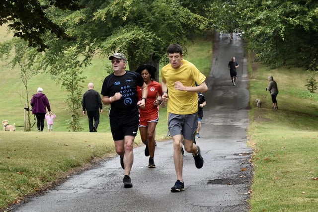 Bridlington Road Runner Micah Gibson in action at Sewerby Parkrun