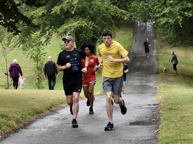 Bridlington Road Runner Micah Gibson in action at Sewerby Parkrun