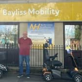 Founder and managing director of Bayliss Mobility Ltd, Gary Braithwaite, said he was glad to step in and help out after Mr Chamberlain’s ordeal.