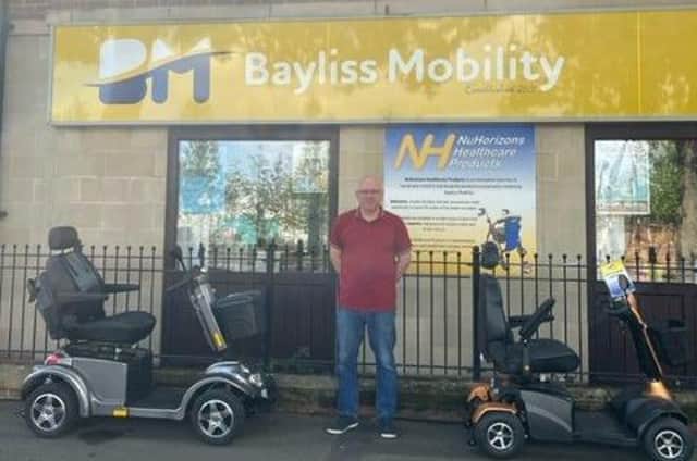 Founder and managing director of Bayliss Mobility Ltd, Gary Braithwaite, said he was glad to step in and help out after Mr Chamberlain’s ordeal.