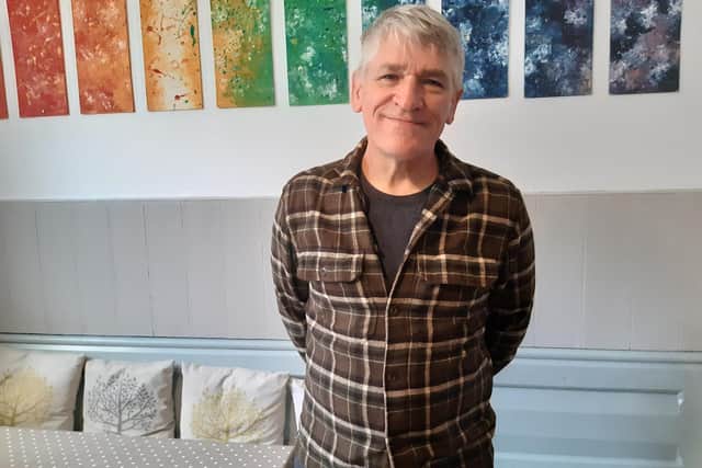 West Cliff Church Pastor John Winter at the church's Mustard Seed Cafe.