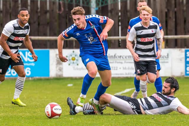 Whitby Town's Coleby Shepherd will be keen to shine again at Brighouse Town on Saturday afternoon