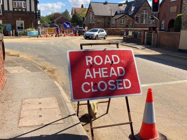 The road will remain closed until later this week.