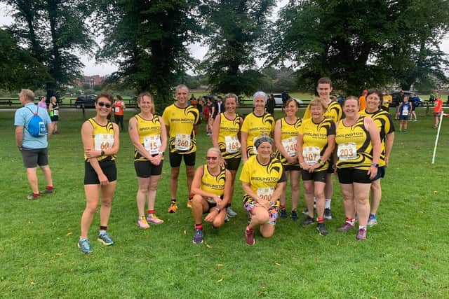 Bridlington Road Runners line up at the York Chocolate 10K