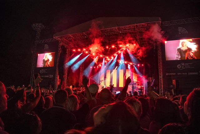 Crowds are wowed at the concert (photos courtesy of Paul Dixon/Cuffe & Taylor).