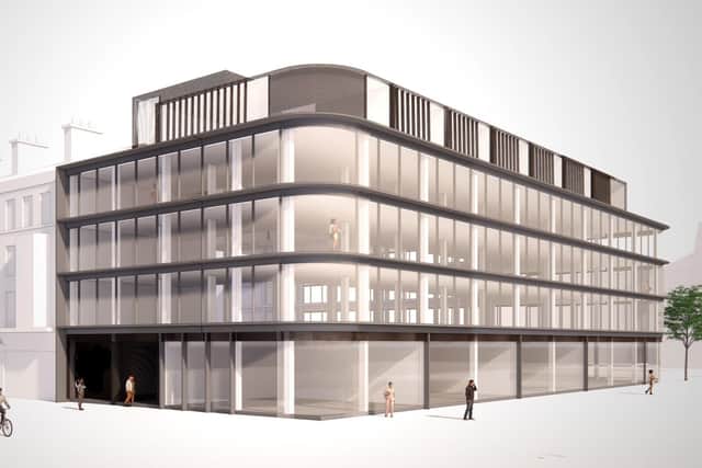 An artist's impression of how Pavilion House, opposite the station, could look.