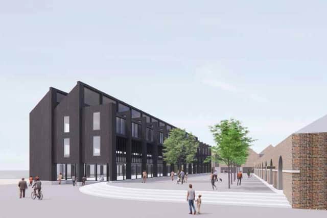 The former Comet corner building on Westwood is set to become a new science and engineering hub. An artist's impression.