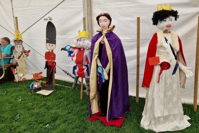 There was a platinum jubilee theme for the scarecrow competition