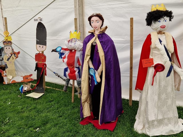 There was a platinum jubilee theme for the scarecrow competition