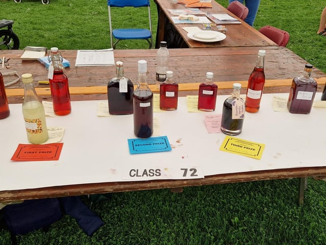There were some interesting flavours in the fruit liqueur category including limoncello and bramble and vanilla