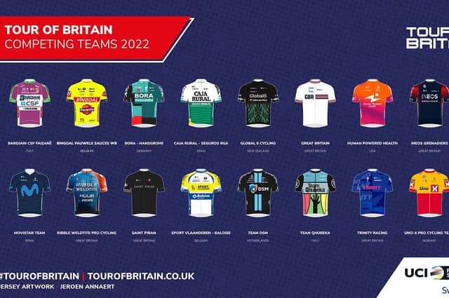 Eighteen of world's leading cycling teams confirmed for 2022 Tour of Britain