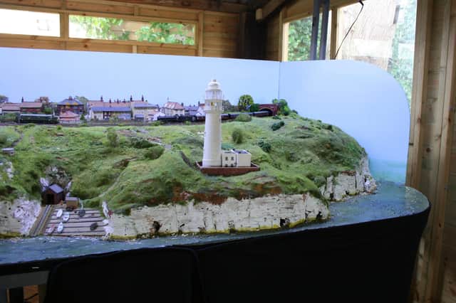 Annerley - an imagined scene of a railway along the cliff tops of Flamborough Head - is one of 12 layout on display. Photo submitted