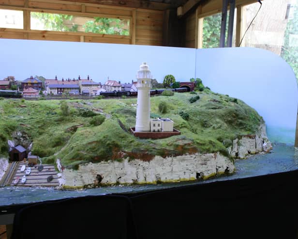 Annerley - an imagined scene of a railway along the cliff tops of Flamborough Head - is one of 12 layout on display. Photo submitted