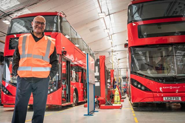 Gregg Wallace tried his hand at various stages of the production line. (Photo: BBC/Voltage TV)