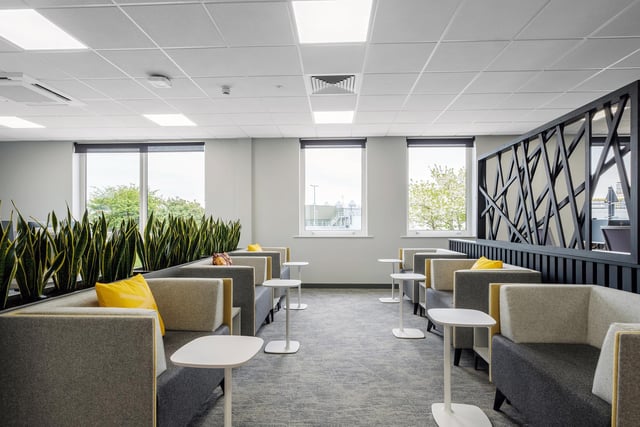 The new offices offer employees a flexiable working environment.