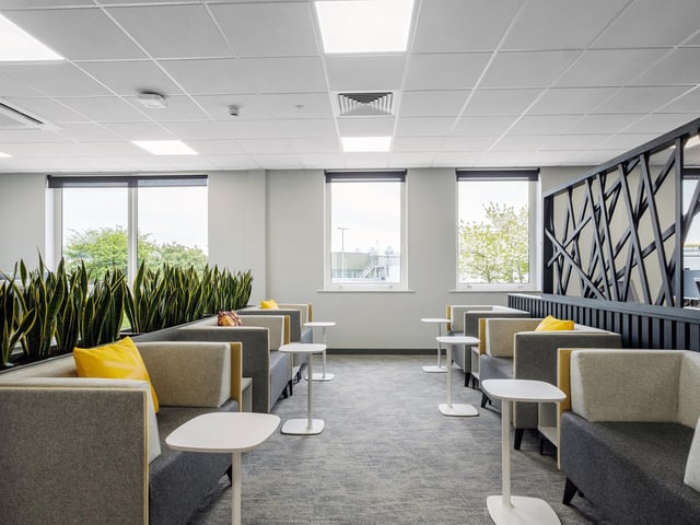 The new offices offer employees a flexiable working environment.