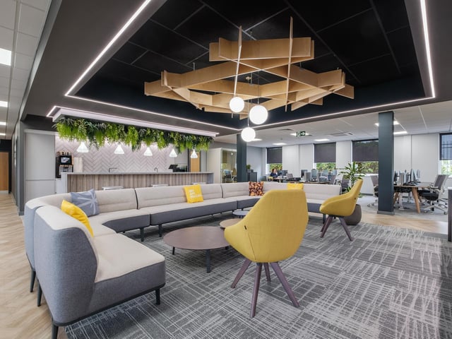 The new makeover includes carbon neutral flooring.