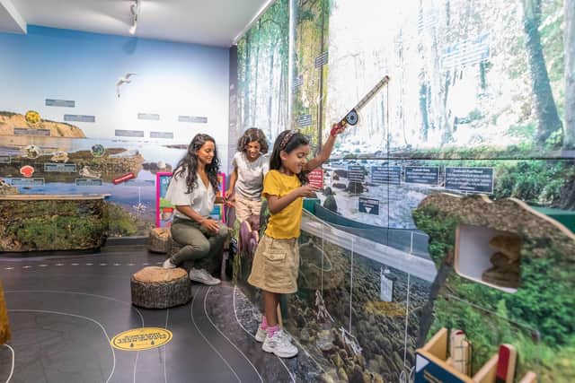 Interactive exhibitions at Danby Lodge National Park Centre - Credit NYMNP