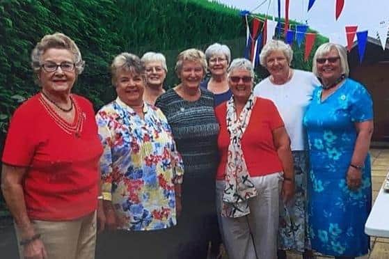 Family members of the late Carole Priestley (pictured second left) visited Bridlington in order to remember the former chair of Bridlington Ladies’ Lifeboat Luncheon Club. Photo: Mike Milner/RNLI