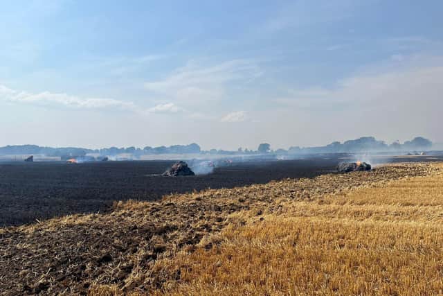 North Yorkshire Fire and Rescue Service have issued advice on how to prevent fires around farmland during hot weather. (Credit: North Yorkshire Fire and Rescue Service)