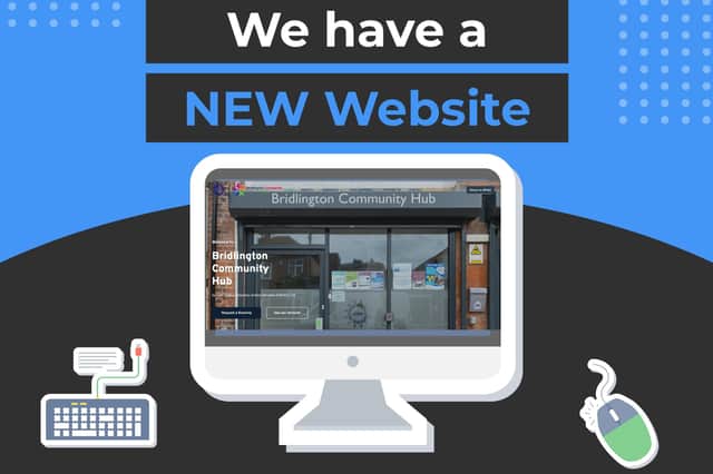 East Riding Voluntary Action Services (ERVAS) Ltd, which operates from its base on Marshall Avenue, has launched a new website for the Bridlington Community Hub. Image submitted