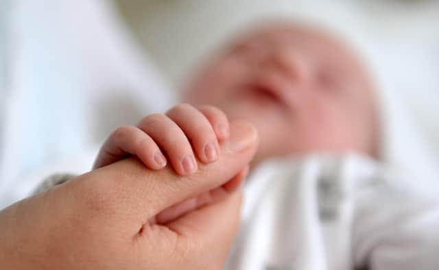 Office for National Statistics data shows there were 2,618 live births across the East Riding  in 2021 – 13 more than the year before. Photo: PA Images