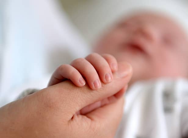 Office for National Statistics data shows there were 2,618 live births across the East Riding  in 2021 – 13 more than the year before. Photo: PA Images