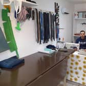 Ammar Jokhadar, originally from Damascus, opened his own business – Damascus Tailor – on Commercial Street in Norton earlier this year. Photo submitted