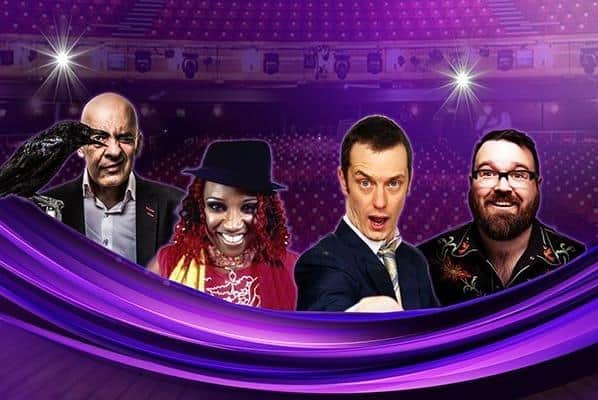 Jarred Christmas, Paul Tonkinson, Ninia Benjamin, and Mike Gunn will be performing stand-up routines at the popular venue on Saturday, October 1. Photo submitted