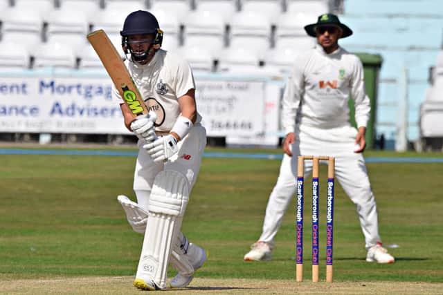 Scarborough all-rounder Breidyn Schaper sparkled in the home win against Sessay
Photos by Simon Dobson