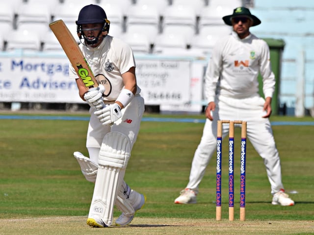 Scarborough batter Breidyn Schaper was the star man