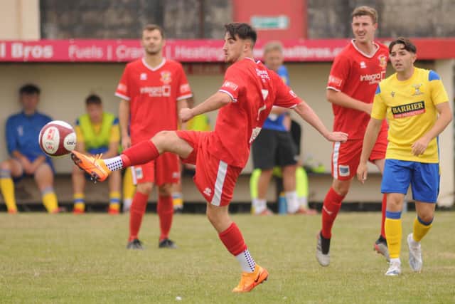 An Ali Aydemir hat-trick fired 10-man Bridlington Town to 3-1 win at Lincoln United
PHOTOS BY DOM TAYLOR
