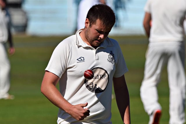 Charlie Hopper bagged three wickets for Scarborough CC 2nds