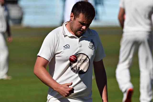 Charlie Hopper bowled superbly for Scarborough CC 2nds