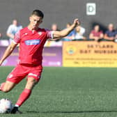 Lewis Maloney hit the late penalty to earn 10-man Boro a 2-1 Bank Holiday Monday win at Blyth in National League North
