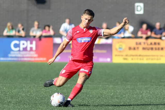 Lewis Maloney hit the late penalty to earn 10-man Boro a 2-1 Bank Holiday Monday win at Blyth in National League North