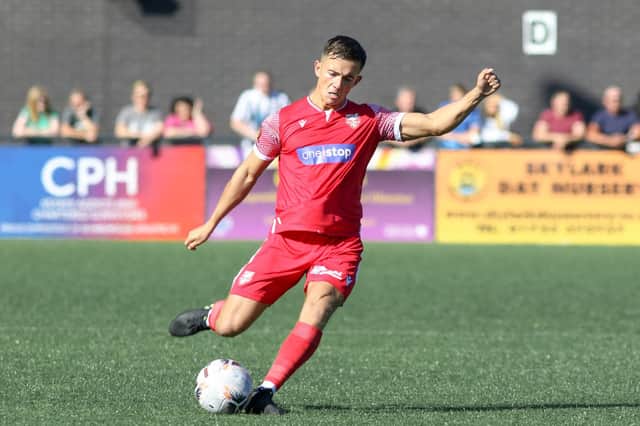 Lewis Maloney hit the late penalty to earn 10-man Boro a 2-1 Bank Holiday Monday win at Blyth in National League North