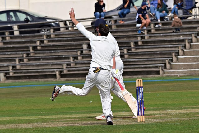 Acomb's Matty Vincent bowled a tidy spell