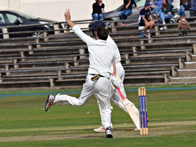 Acomb's Matty Vincent bowled a tidy spell