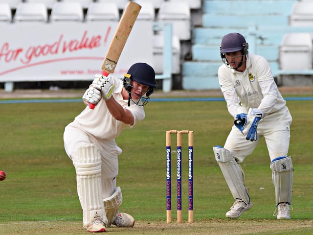 Scarborough batter Hayden Williamson played a fine innings