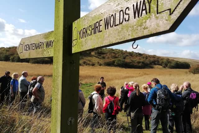 The festival features walks across the Yorkshire Wolds. Photo submitted