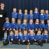 New starters at Hilderthorpe Infants School join the Red Class in 2015. Do you recognise any of the people in the picture. Photograph taken by Paul Atkinson. (pa1538-13a)