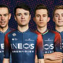 he INEOS Grenadiers line-up (left to right): Richie Porte; Tom Pidcock; Michal Kwiatkowski; Magnus Sheffield; Andrey Amador.