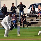 Flixton's Max Harland shone with the bat in the loss at Welton