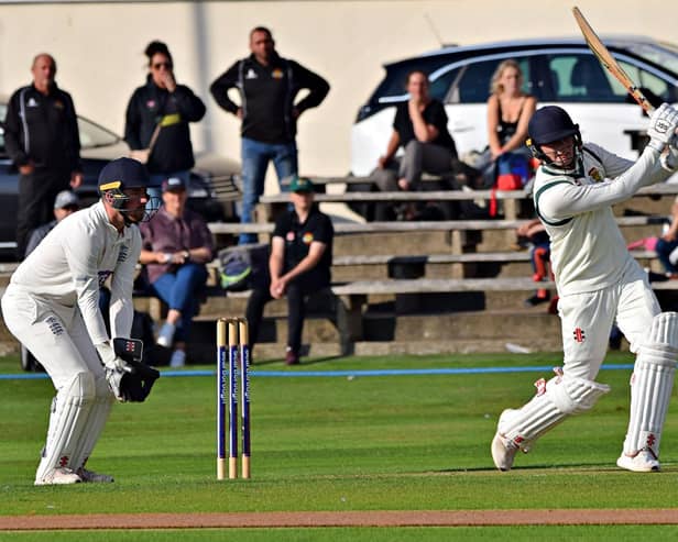 Flixton's Max Harland shone with the bat in the loss at Welton
