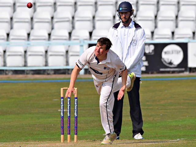 York spinner Darcy O'Connor took four Scarborough CC wickets