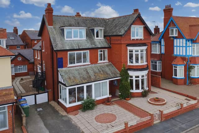 The traditional guest house, sold off an asking price of £695,000, features 11 bedrooms, a separate sitting and dining room, and a function room and bar, with stunning sea views to the front. Photo courtesy of Christie and Co