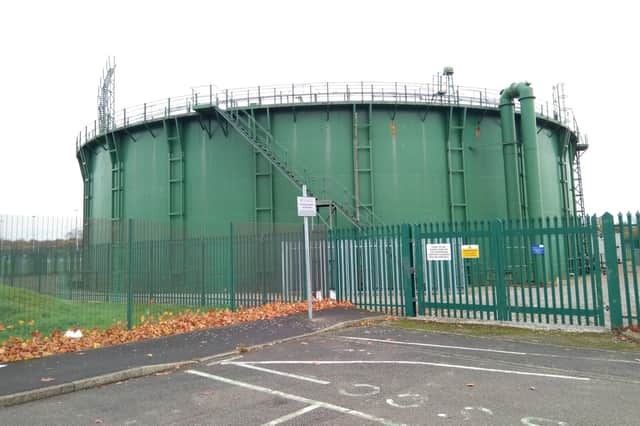 The large green gas holder (gasometer), which is situated near the skate park and Bridlington Sports and Community Club, and next to Moorfield Car Park, is being knocked down with the work expected to be complete in June 2023.