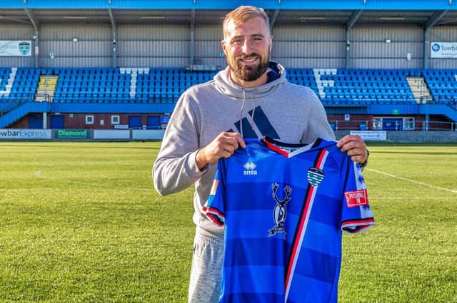 Former Scarborough Athletic and Bridlington Town striker Jake Day signs for Whitby Town