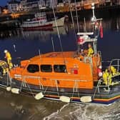 Bridlington RNLI volunteer crew were called into service in response to a yacht that had called for assistance 45 miles off Flamborough Head. Photo: HM Coastguard Bridlington